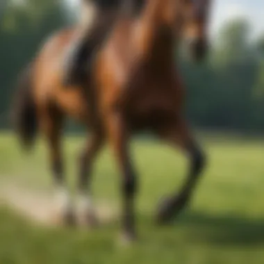 Healthy Hooves for Happy Gallops Horse galloping on a grassy field