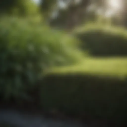 Lush green sod in a Jacksonville lawn