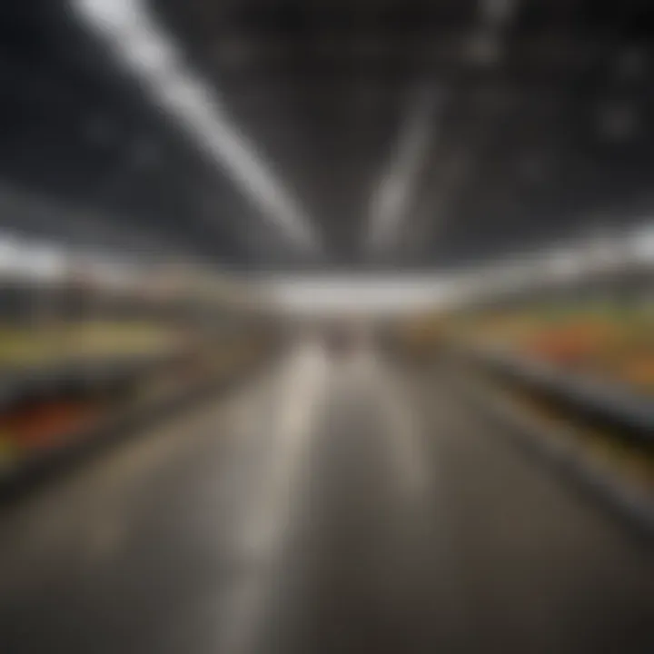 A modern logistics center equipped with automated systems for farm produce.