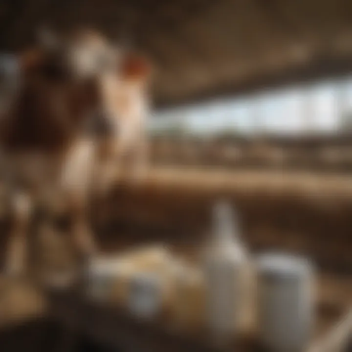 Sustainable farming practices inspired by dairy byproducts