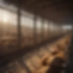 A modern livestock cage design showcasing innovative features