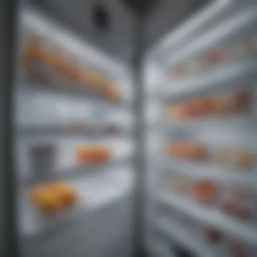 A modern research freezer showcasing advanced temperature controls.