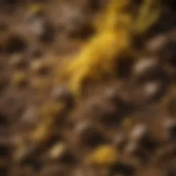 Illustration of sulfur forms in soil