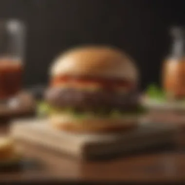 The Evolution of Hamburger Recipes Historical depiction of early hamburger recipes in a vintage cookbook