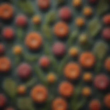Understanding Micronutrient Uptake Microscopic view of plant cells showcasing nutrient absorption