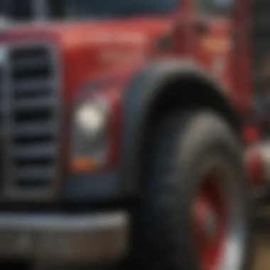 Highlighting an Agricultural Truck Close-up of a high-quality agricultural truck featured at the auction.