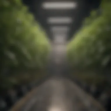Smart Aeroponic Technology Advanced aeroponic technology with sensors and automation
