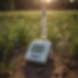 Apera Instruments pH meter in a field setting