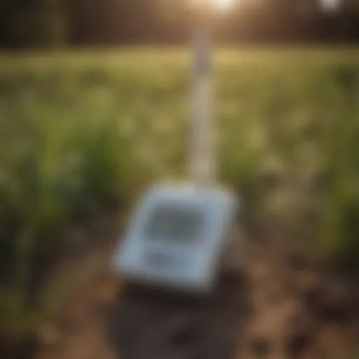 Apera Instruments pH meter in a field setting