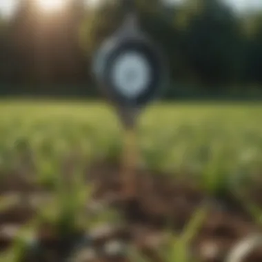 Impact of pH Measurement on Crop Health Healthy crops thriving with optimal pH levels