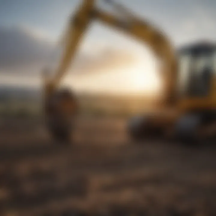 An operator selecting the appropriate bucket size for a project