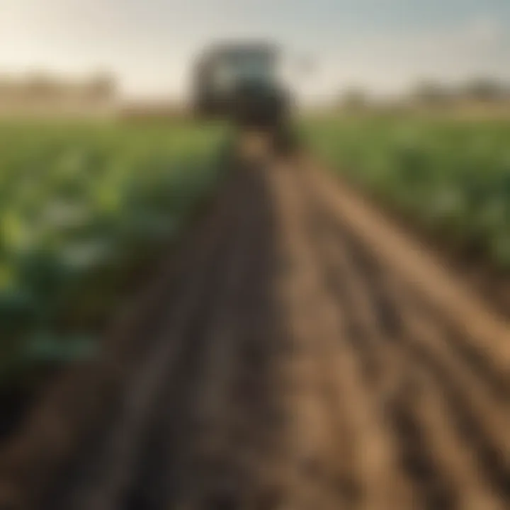 Close-up of crops symbolizing agricultural investment