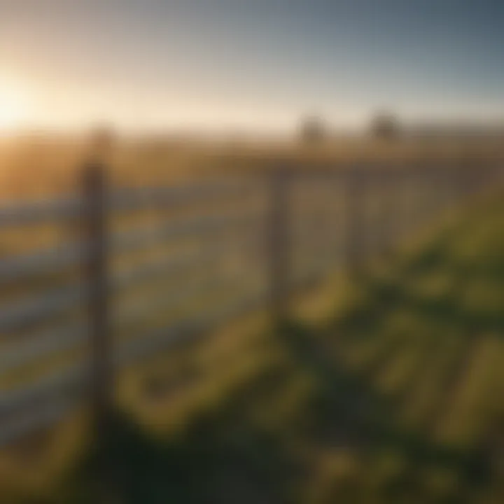Cost-effective cattle panels in use on a farm