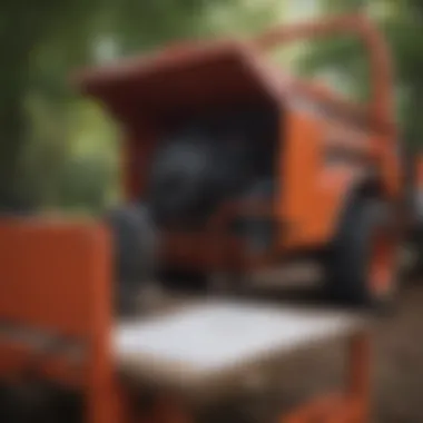 Maintenance checklist for wood chipper parts