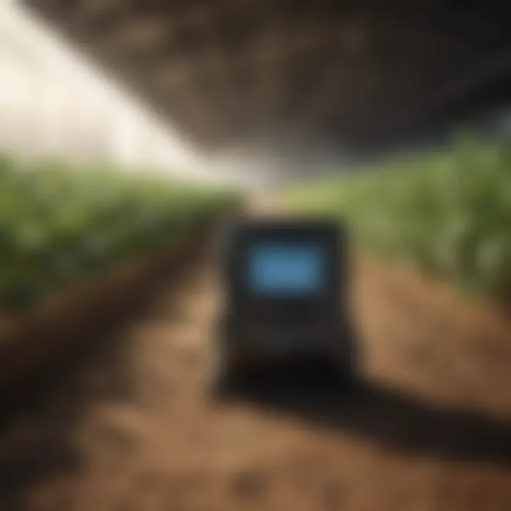 Digital temperature switch application in crop storage