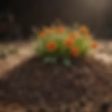 Analyzing Fertilizer Composition for Optimal Growth Close-up of flower fertilizer granules highlighting their composition