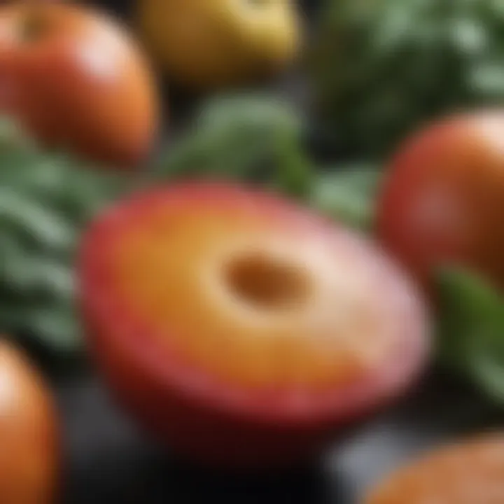 Close-up of healthy fruit development fueled by nutrients