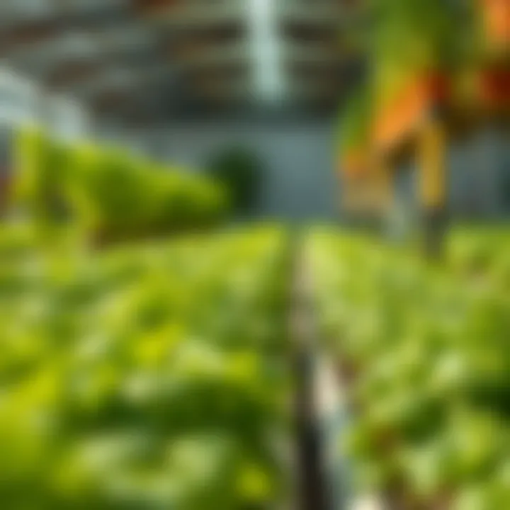 Environmental Benefits of Hydroponics A visual representation of the environmental benefits of hydroponic gardening.