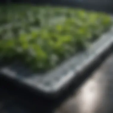 Components of Hydroponic Raft Kits Components of a hydroponic raft kit laid out for examination