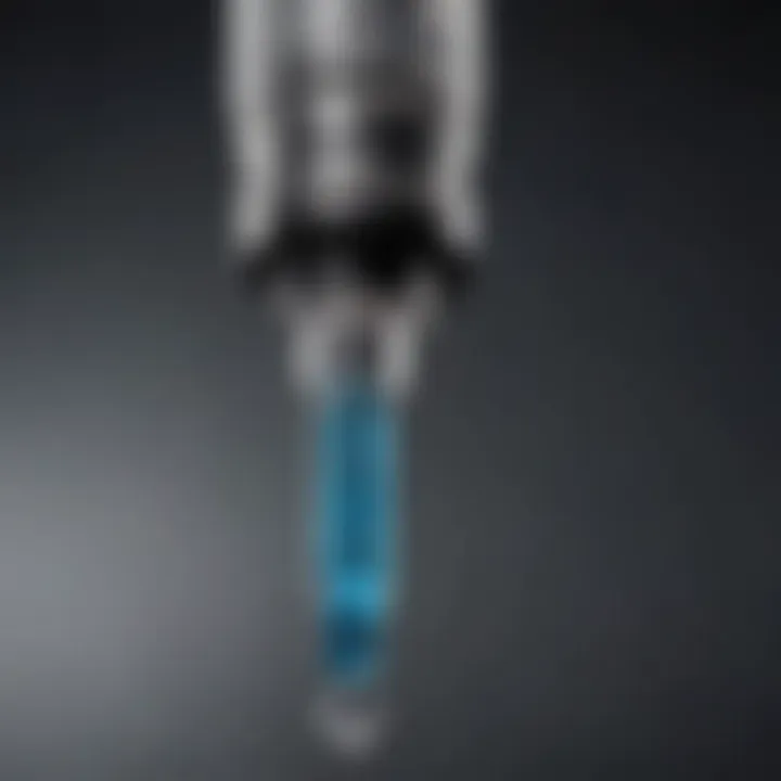 Close-up view of a polypropylene syringe highlighting its material properties