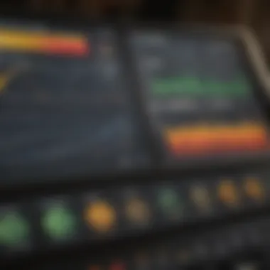 Crop Health Metrics Dashboard Data analytics dashboard showcasing crop health metrics