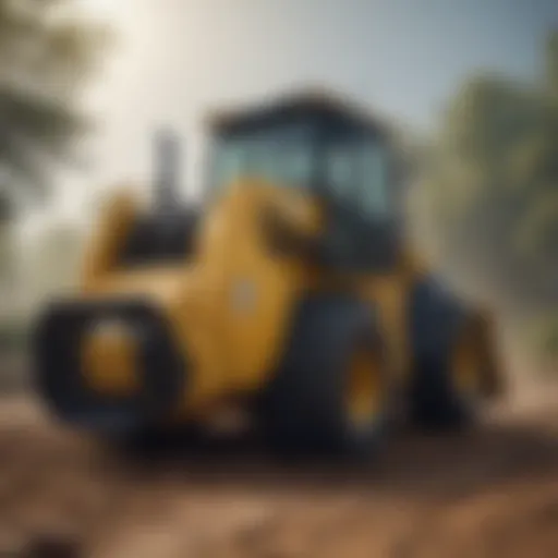 Comparison of different skid loader bucket sizes