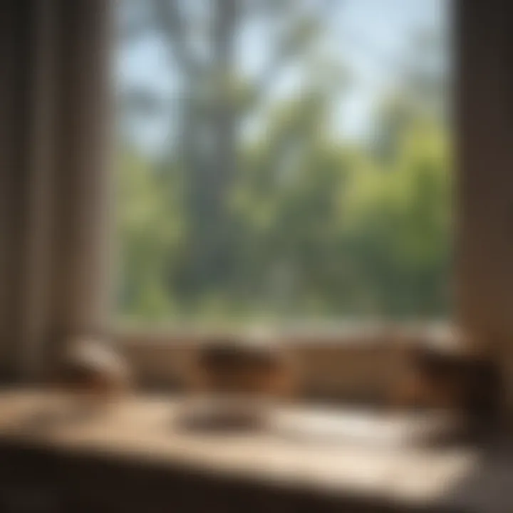 Stink bugs congregating on a window sill