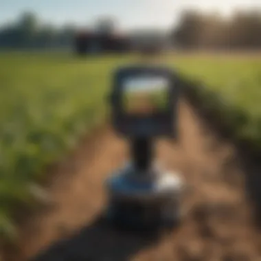 Precision agriculture technology in field