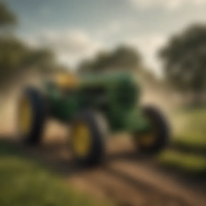 Historical timeline of John Deere's impact on farming practices.