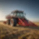 Detailed view of the Krone hay tedder showcasing its innovative design