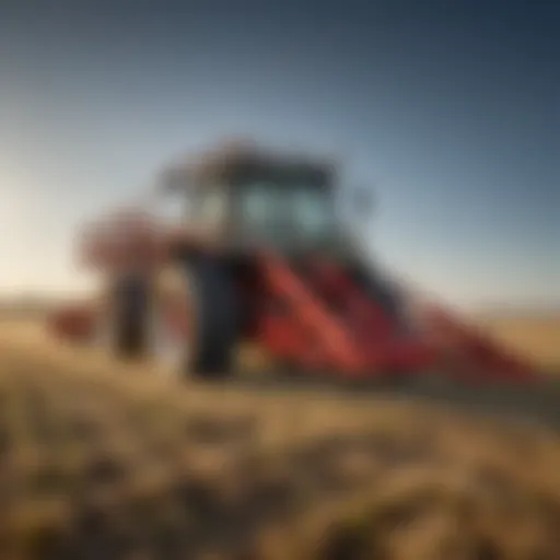 Detailed view of the Krone hay tedder showcasing its innovative design