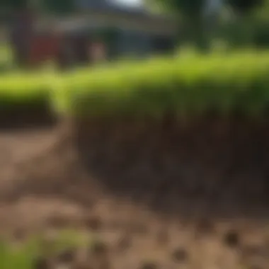 The Results of Effective Soil Management on Lawns Lush green lawn thriving in well-managed soil environment