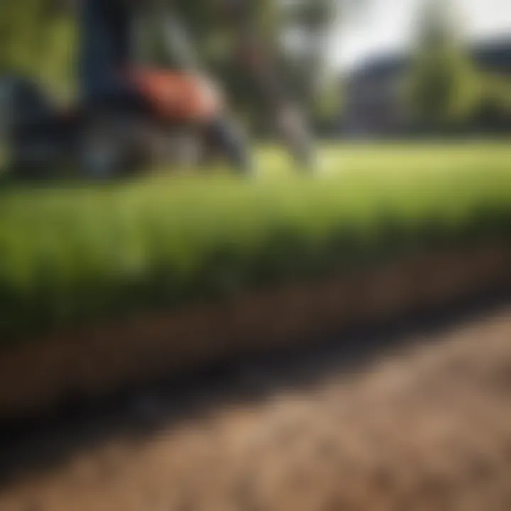 Maintenance tools for zoysia grass care