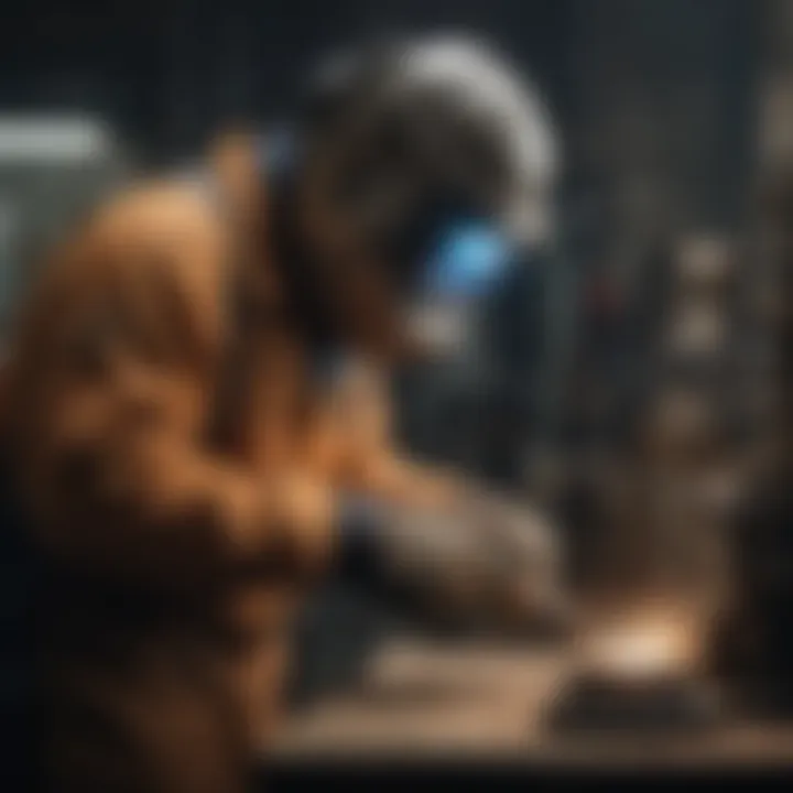 Local industry employing skilled welders