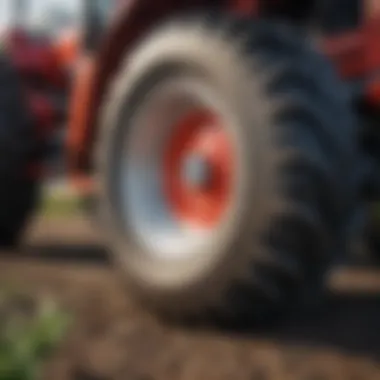 Unverferth tractor rim mounted on a modern agricultural tractor