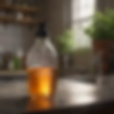 Efficacy of Household Ingredients Chemical reaction of dish soap and vinegar against pests