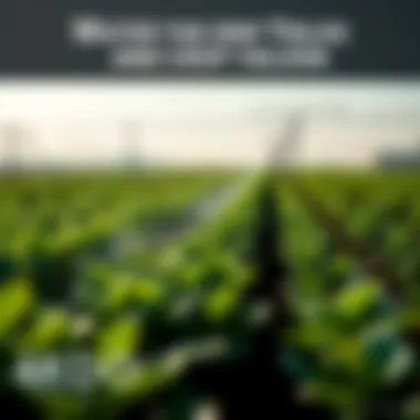 Water Efficiency and Crop Yields Infographic demonstrating water efficiency in crop yields through drip irrigation