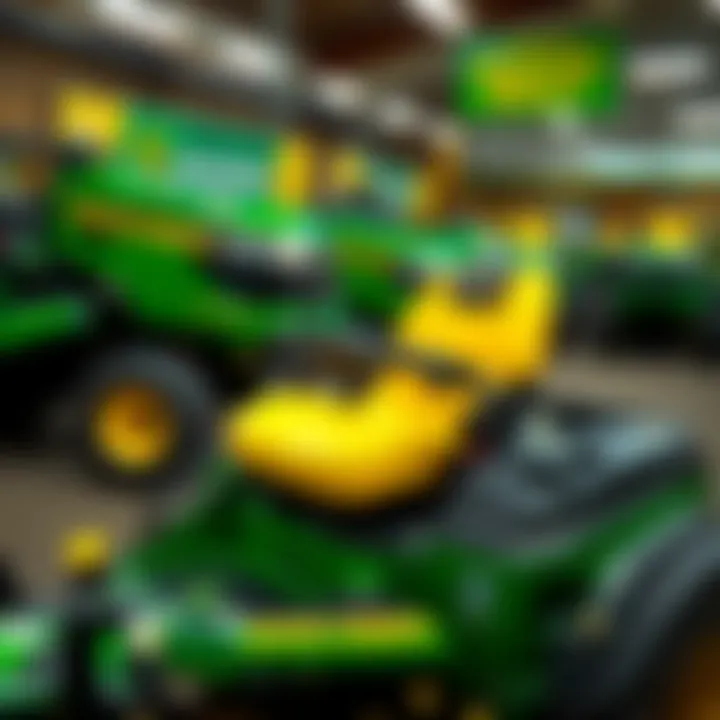 Discovering Local Retailers Offering John Deere Lawn Mowers Local retailer showcasing lawn mowers