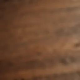 Close-up of treated wood showcasing protective finish