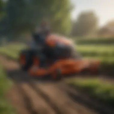 Efficiency in Motion: Zero Turn Trimmer Attachment Innovative zero turn trimmer attachment in action