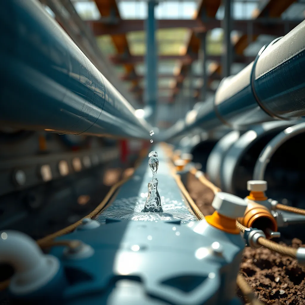 Pipe Flow Testing Using Water Techniques for Detecting Water Flow in Pipes